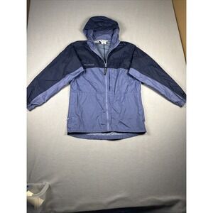 Columbia Sportswear Womens Size S Light Hooded Windbreaker Jacket Blue Purple